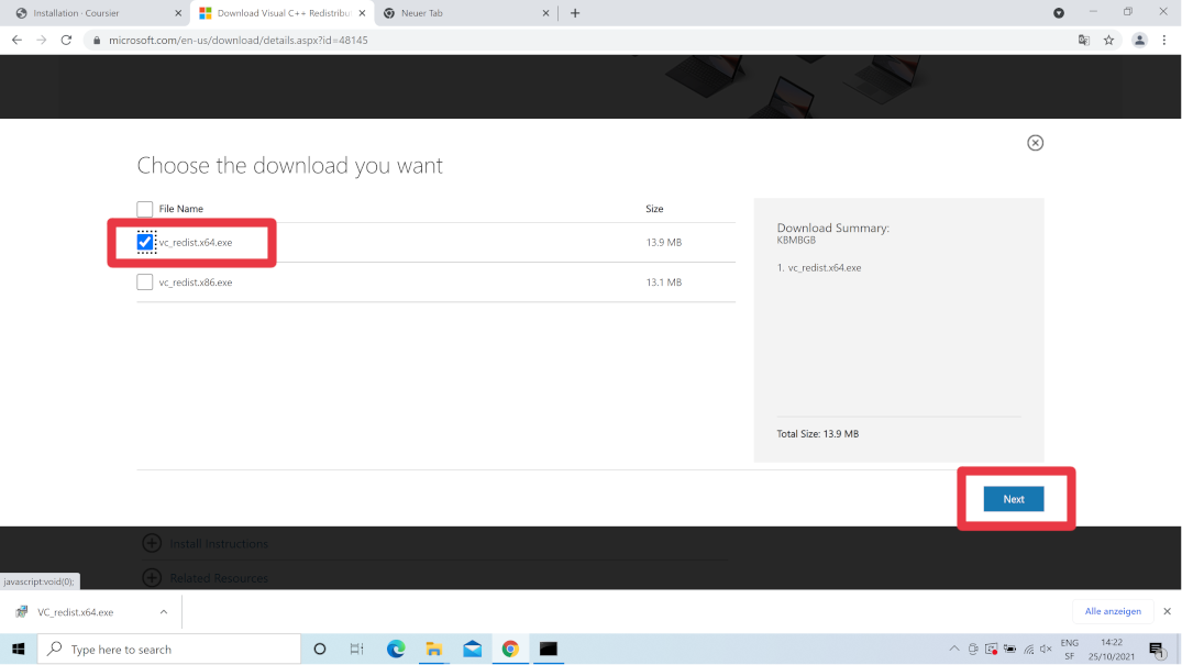 Download vc_redist.x64.exe