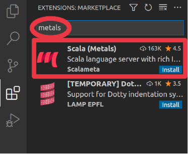 Install Metals